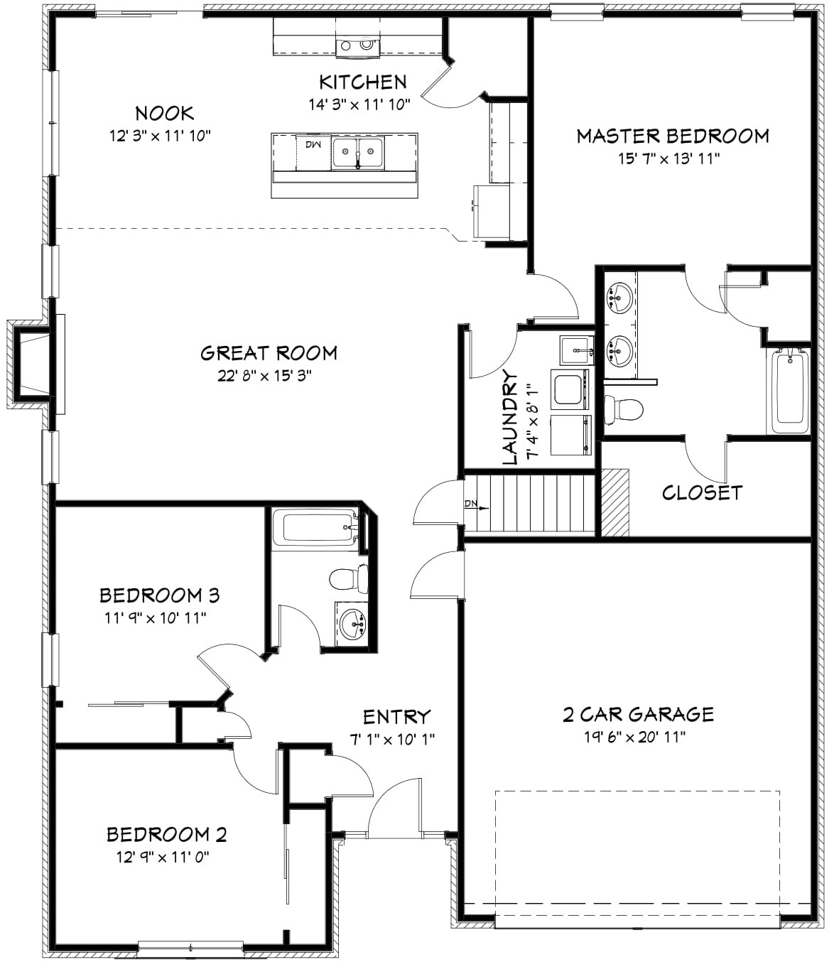 simple master bedroom floor plans